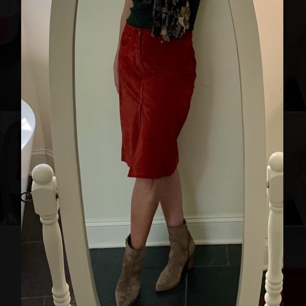 Gap leather skirt 6